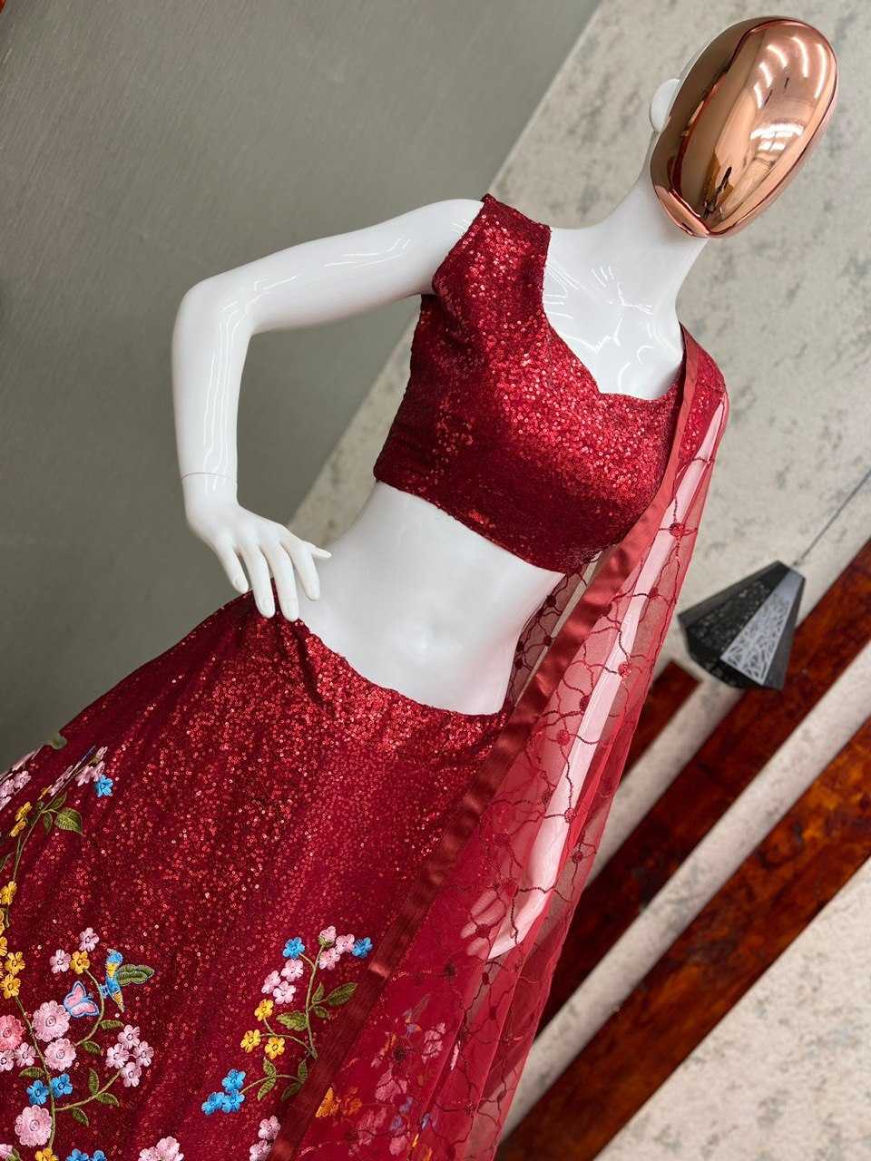 Georgette Bollywood Lehenga HINA KHAN Collection