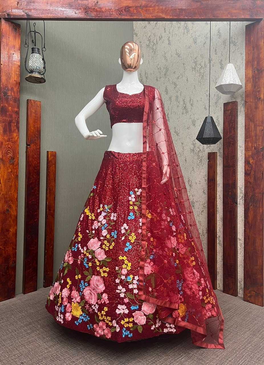Georgette Bollywood Lehenga HINA KHAN Collection