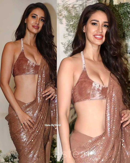 Georgette Disha Patni Bollywood Sarees Collections