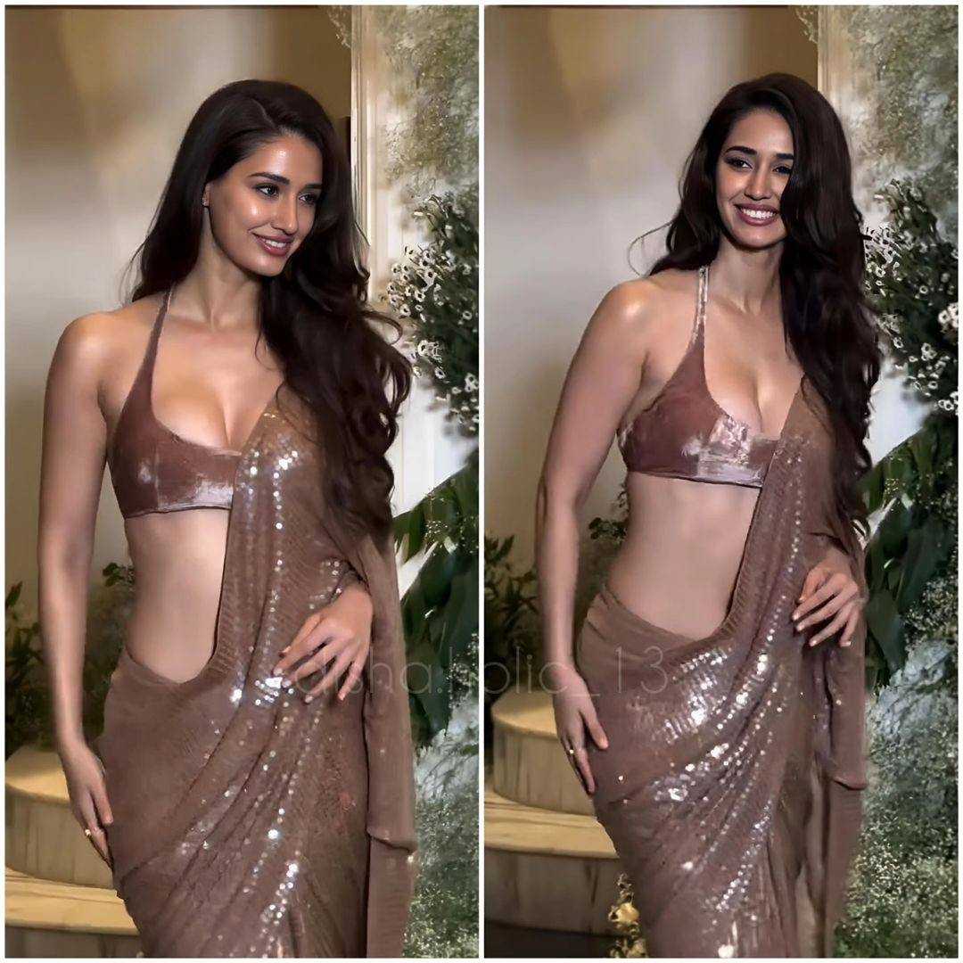 Georgette Disha Patni Bollywood Sarees Collections
