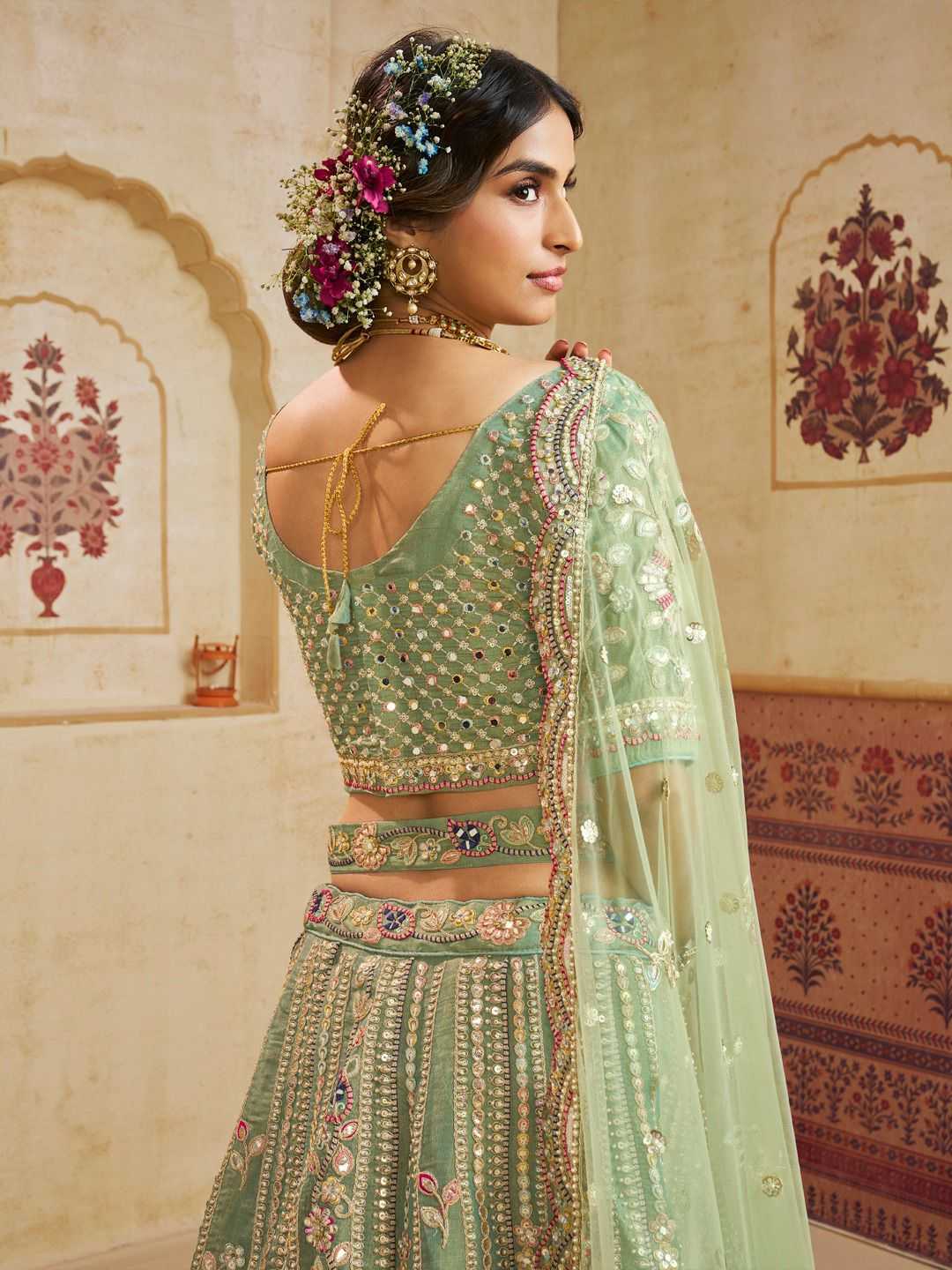 Net Lehengas Wedding Collections