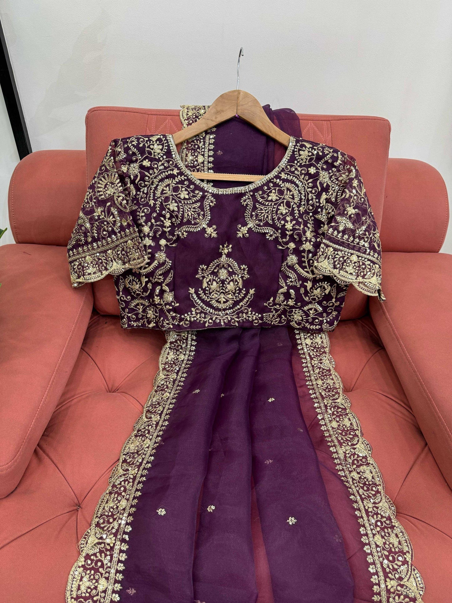 Organza Silk Designer Cocktail Party Collections