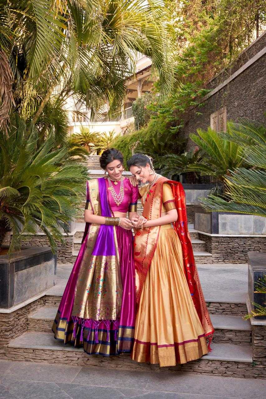 Paithani Silk Zari Work Wedding / Festive Collections