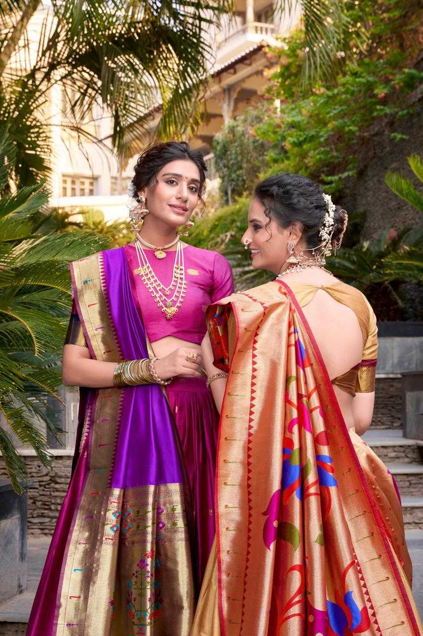 Paithani Silk Zari Work Wedding / Festive Collections