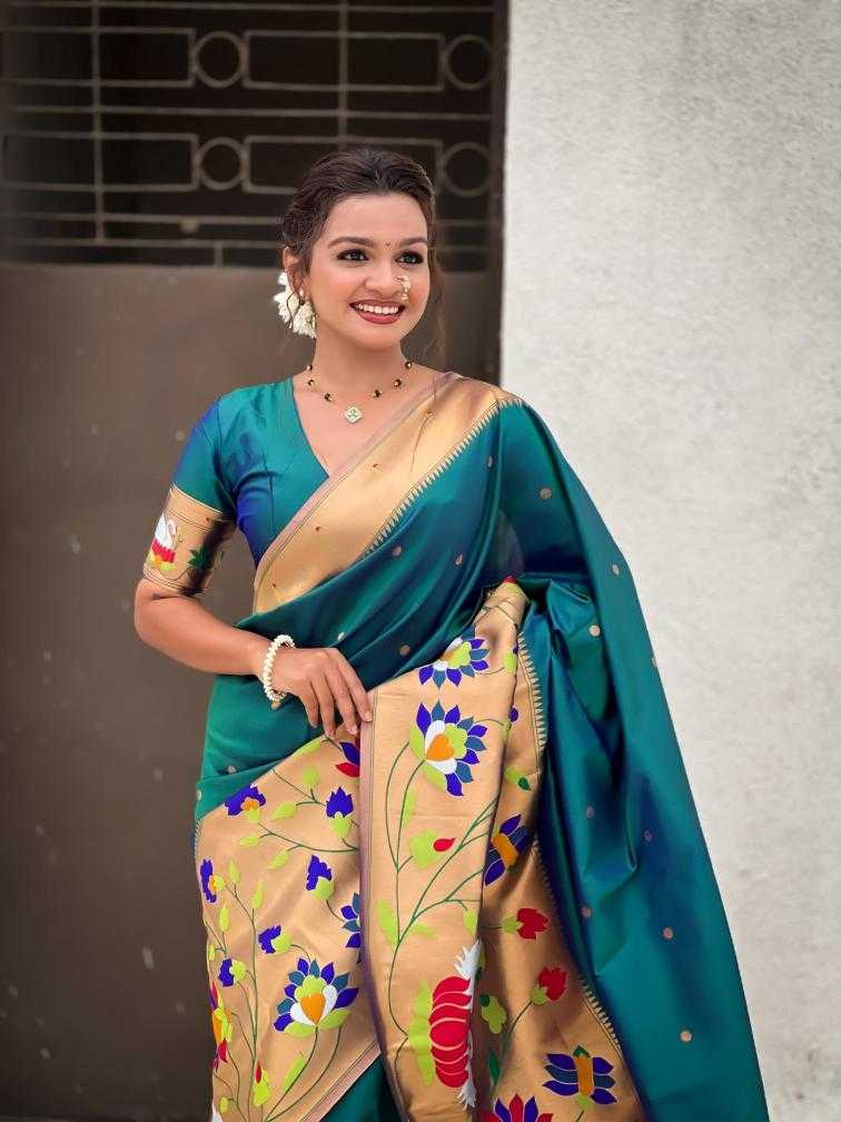 Paithani Silk Zari Border Festive Collections
