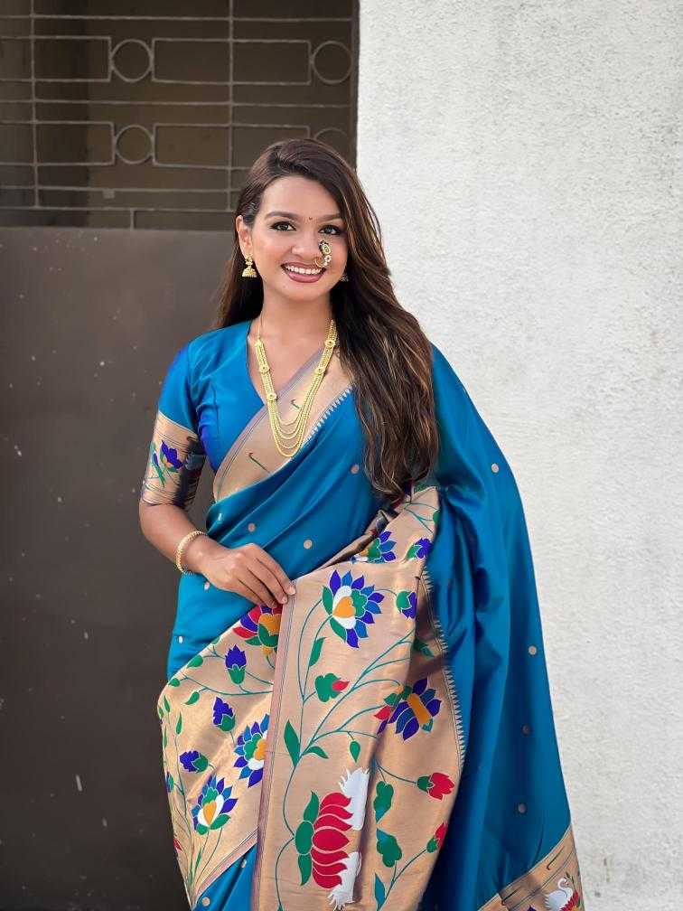 Paithani Silk Zari Border Festive Collections