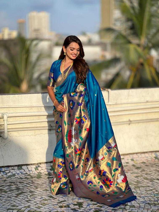 Paithani Silk Zari Border Festive Collections