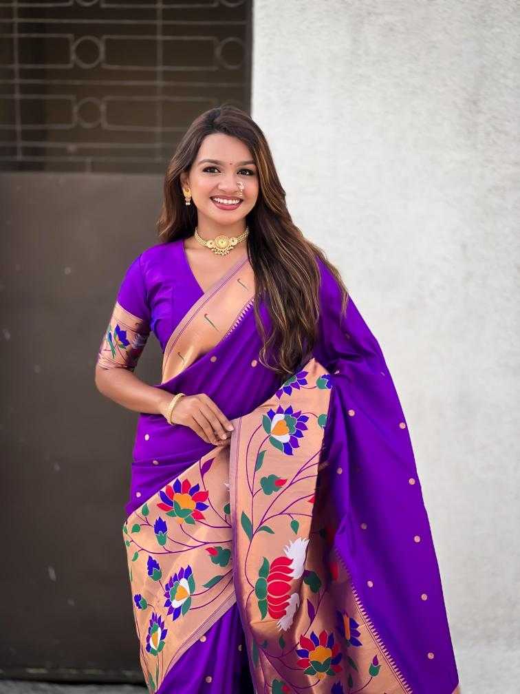 Paithani Silk Zari Border Festive Collections