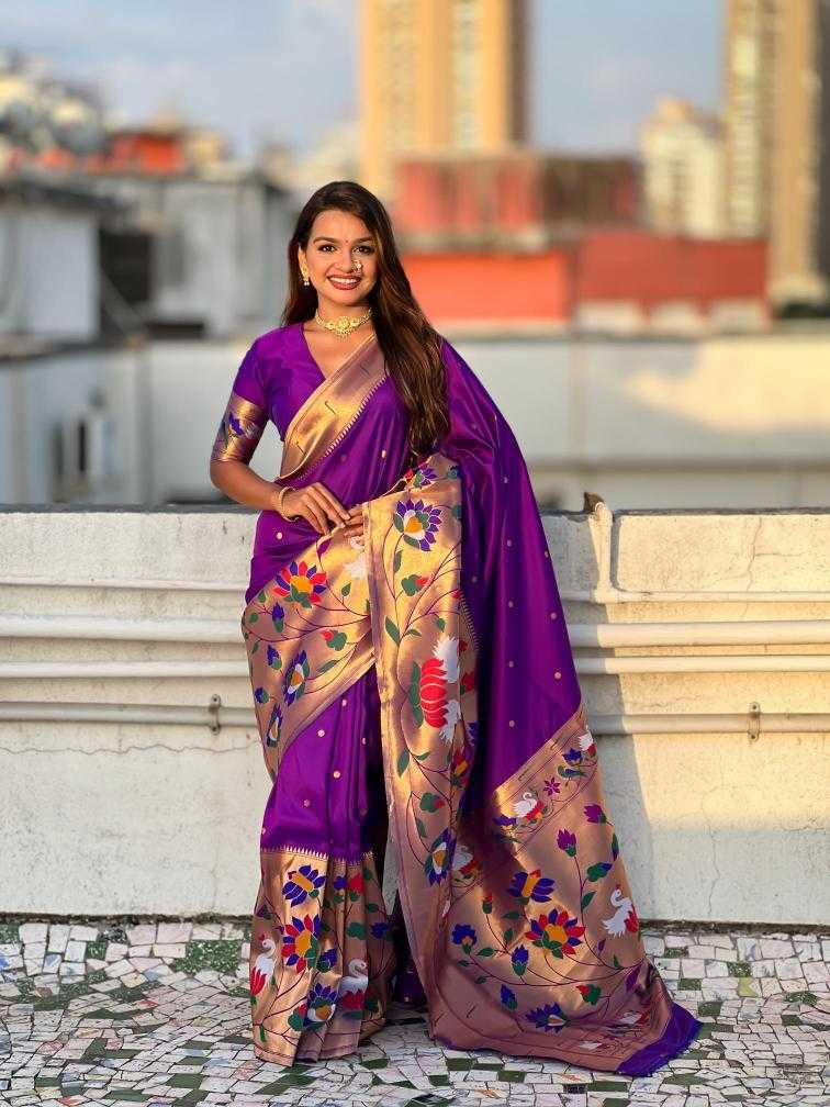 Paithani Silk Zari Border Festive Collections