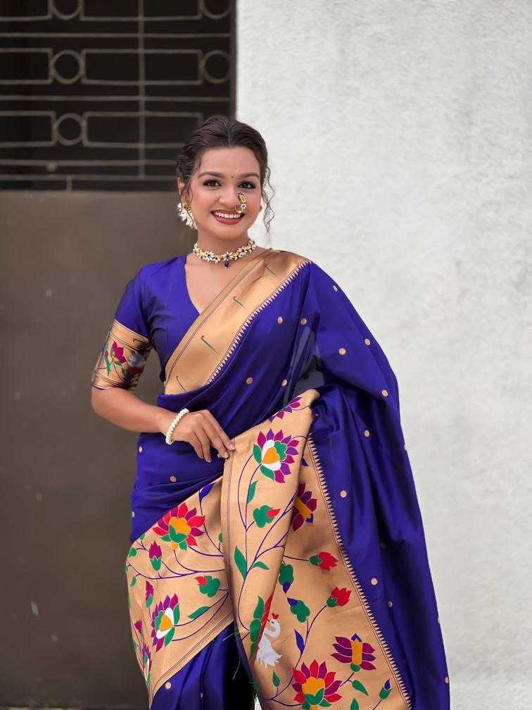 Paithani Silk Zari Border Festive Collections
