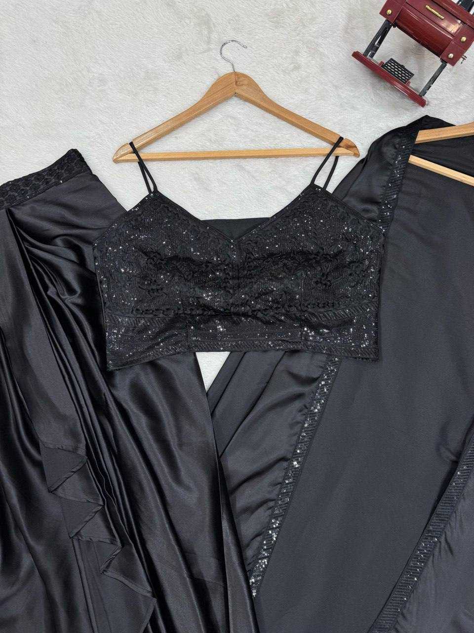 Party Wear Satin Silk Indo Western Dresses