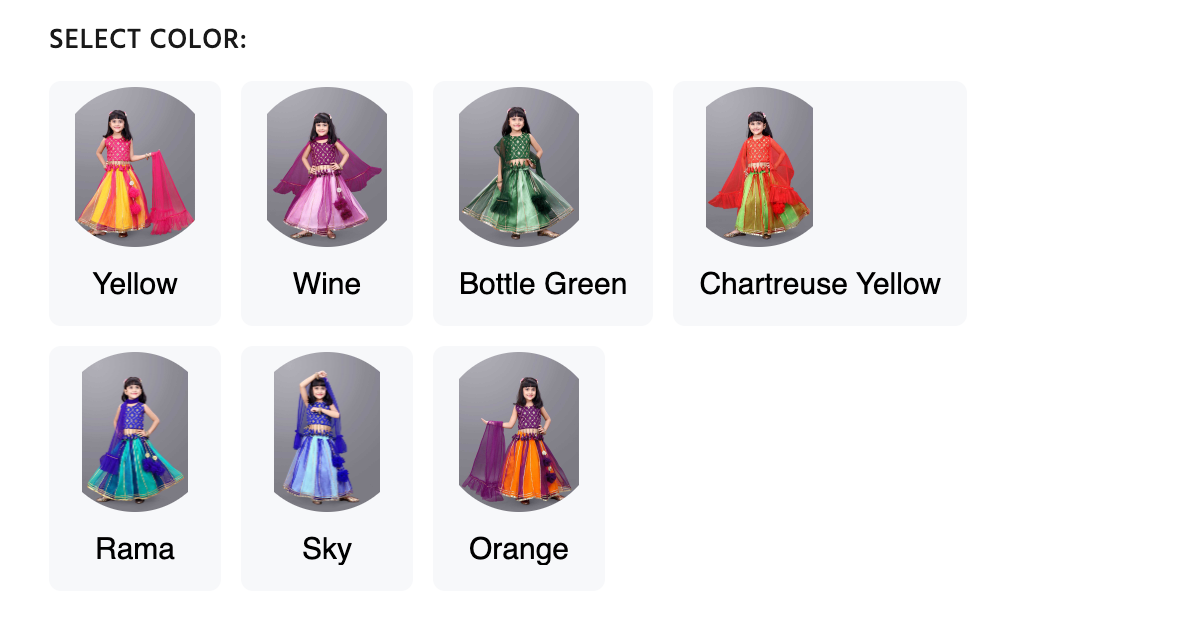 Art Silk  Baby Girl Wear Lehenga  Choli