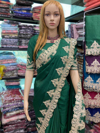 Madhuri Chinnon Silk Saree