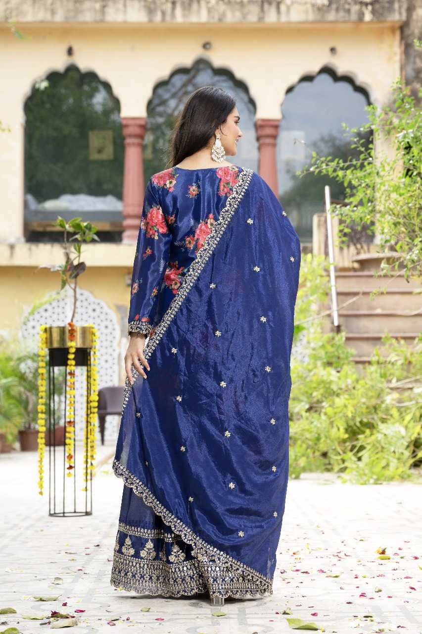 Chinnon Silk Designer Palazzo Suit