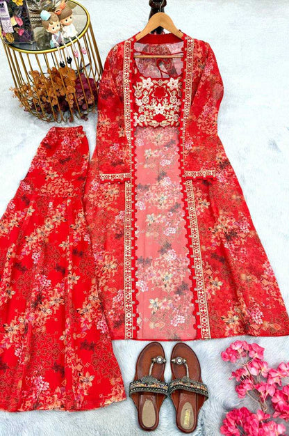 Bollywood Sharara Palazzo Suit