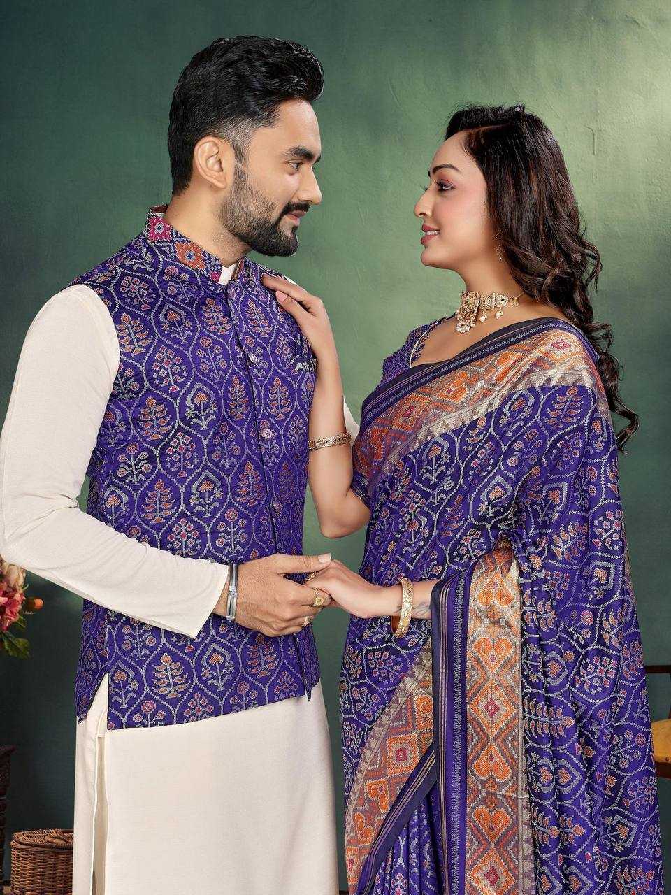 COUPLE Wear Saree Kurta Jacket Collection
