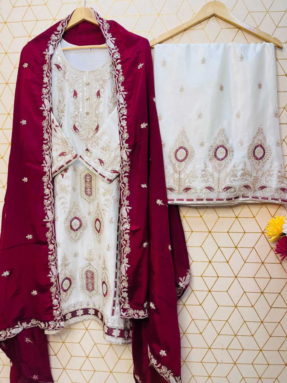 Chinnon Silk Palazzo Suit