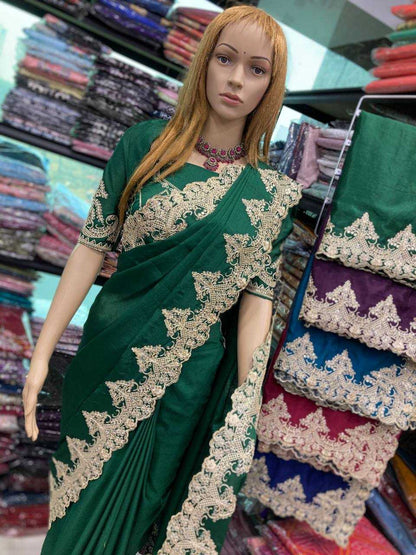 Madhuri Chinnon Silk Saree