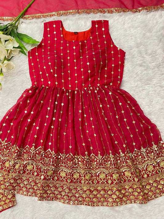 Faux Georgette Designer Suit