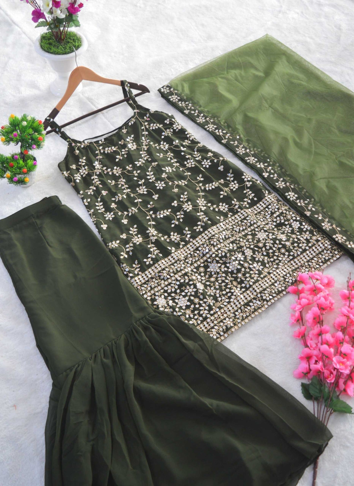 Georgette Sharara Suit
