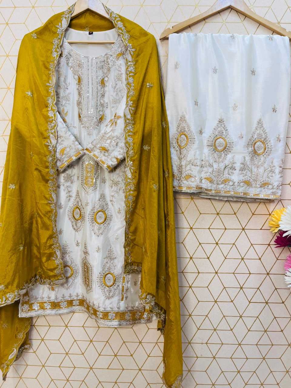 Chinnon Silk Palazzo Suit
