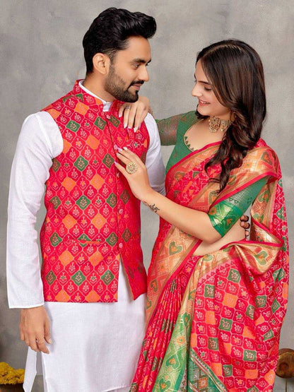 COUPLE Wear Saree Kurta Jacket Collection
