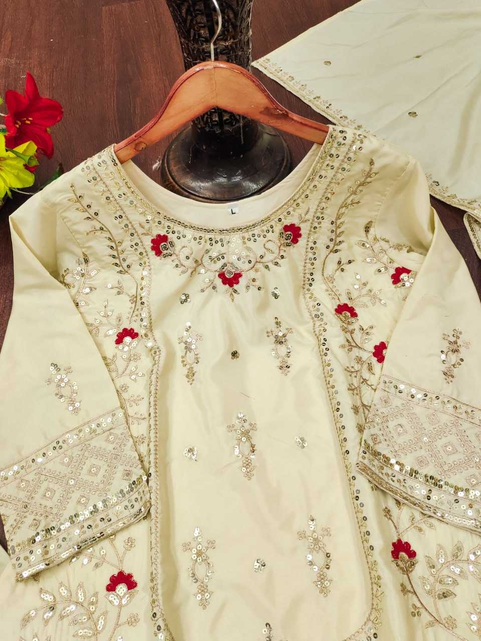 Crepe Palazzo Designer Suit