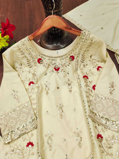 Crepe Palazzo Designer Suit