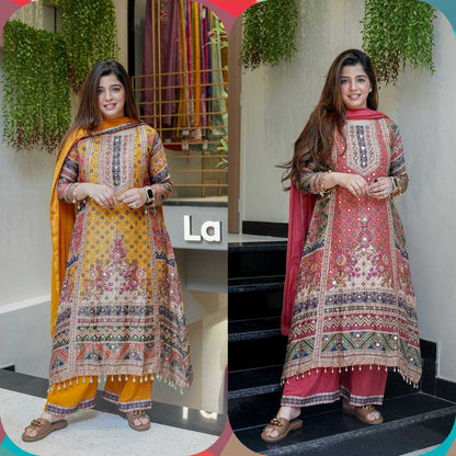 Chinnon Silk Designer Salwar Suit
