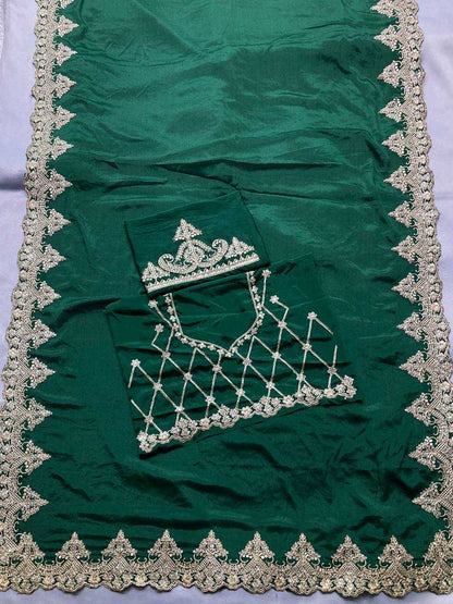 Madhuri Chinnon Silk Saree