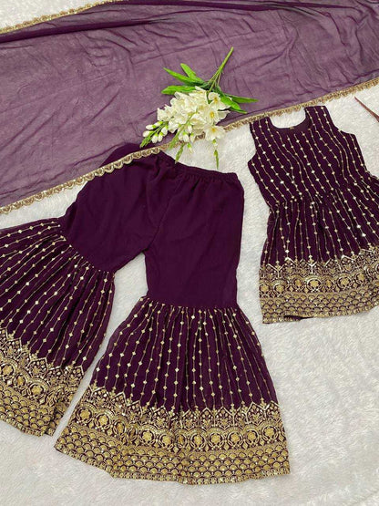Faux Georgette Designer Suit