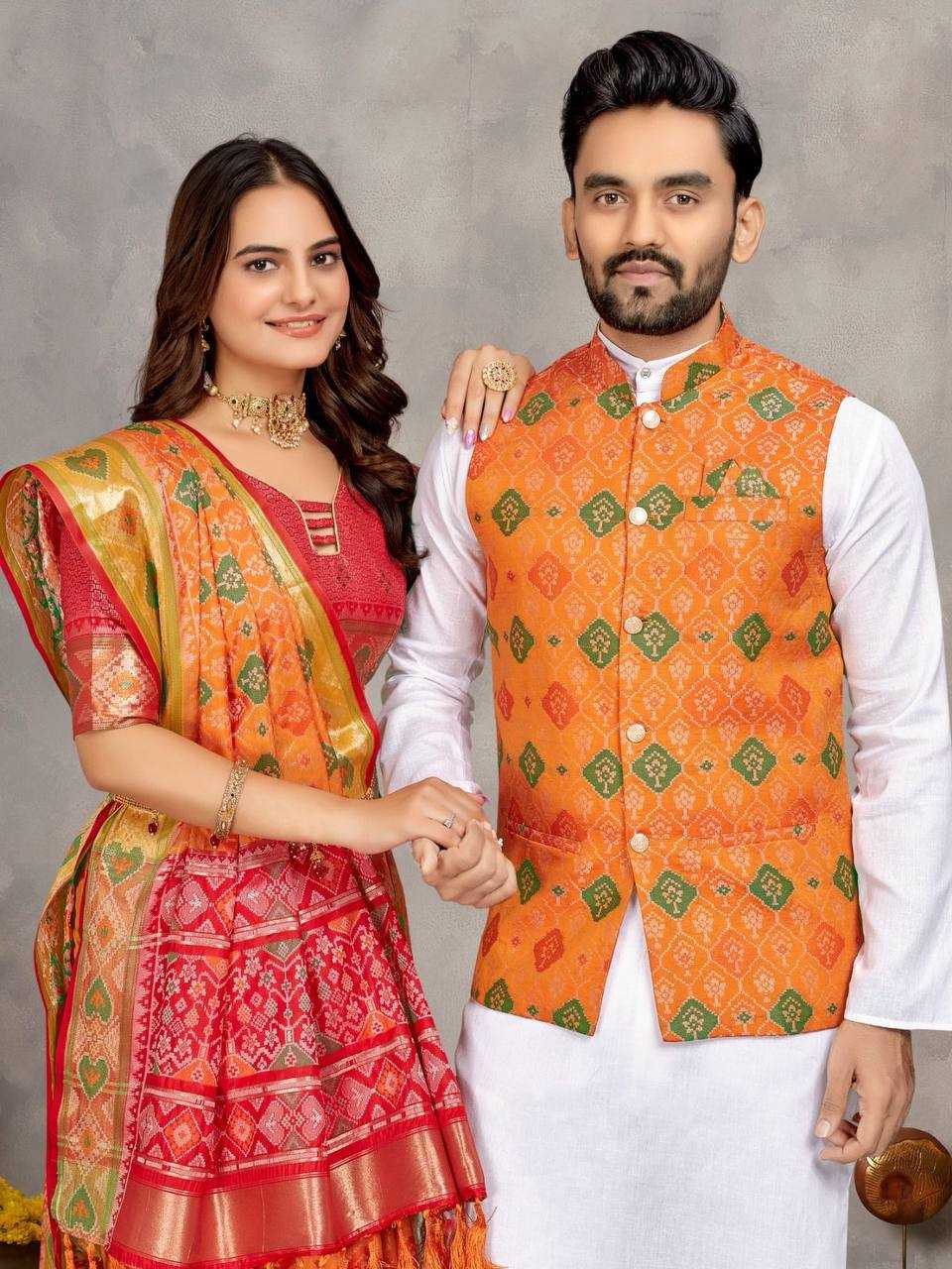 COUPLE Wear Saree Kurta Jacket Collection