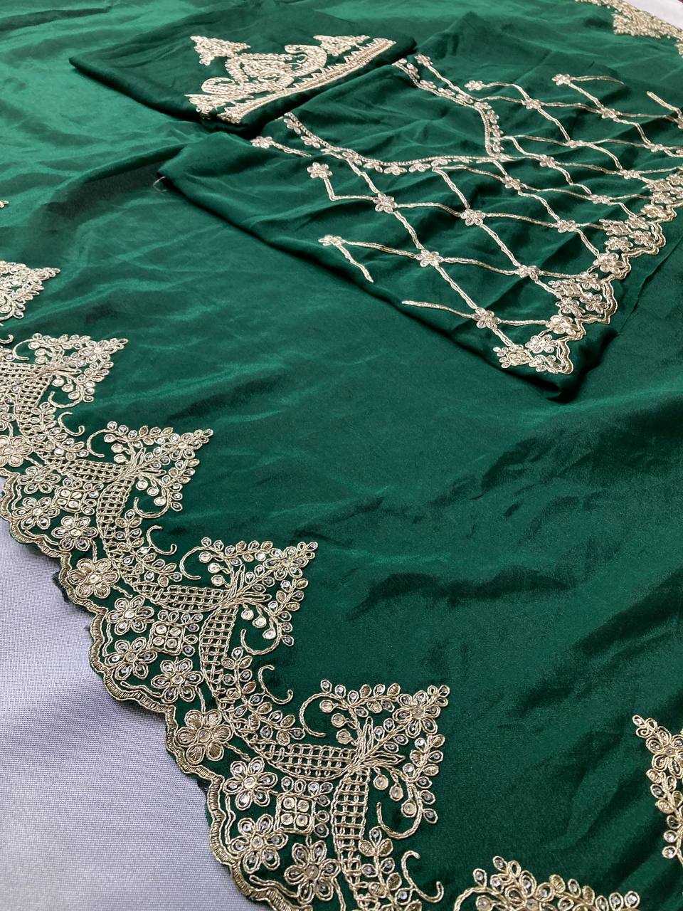 Madhuri Chinnon Silk Saree