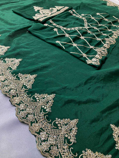 Madhuri Chinnon Silk Saree