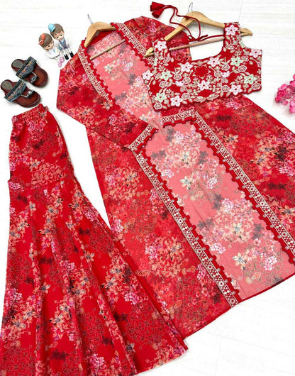 Bollywood Sharara Palazzo Suit