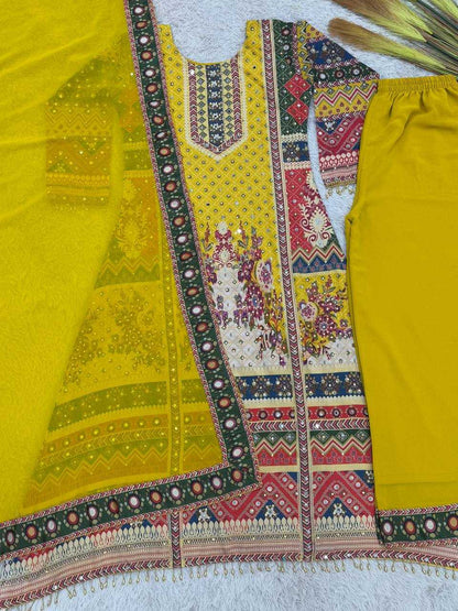 Chinnon Silk Designer Salwar Suit