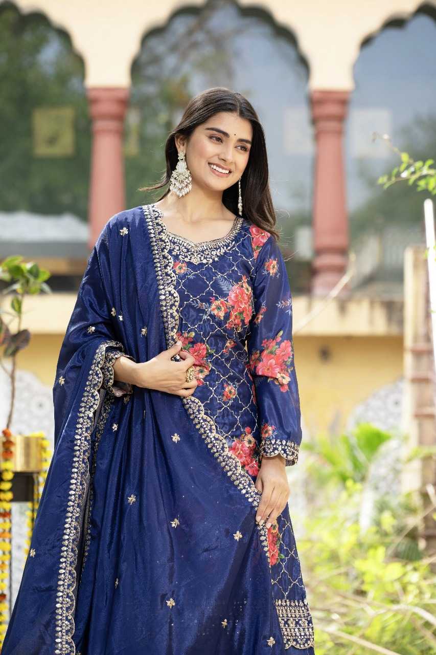 Chinnon Silk Designer Palazzo Suit