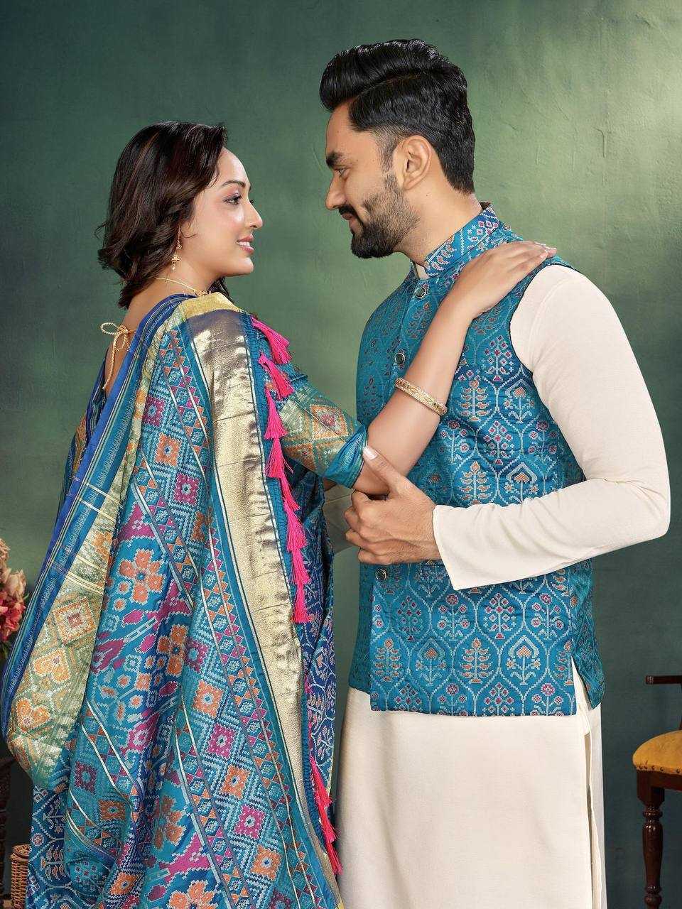 COUPLE Wear Saree Kurta Jacket Collection