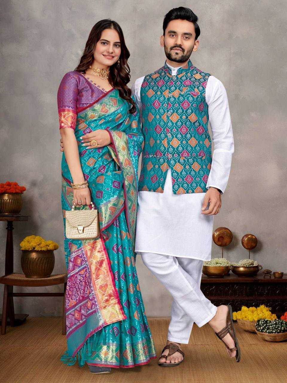 COUPLE Wear Saree Kurta Jacket Collection