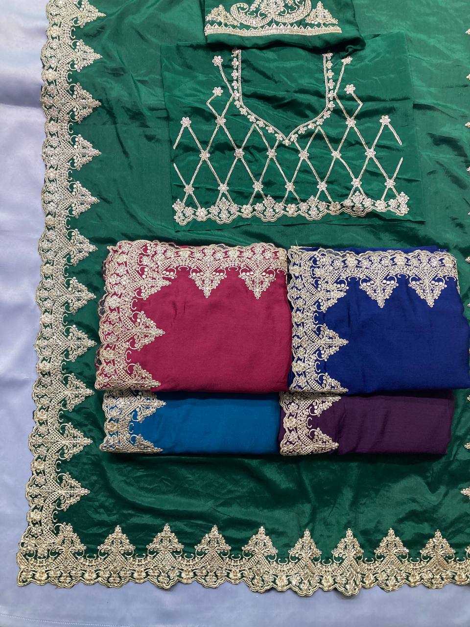 Madhuri Chinnon Silk Saree