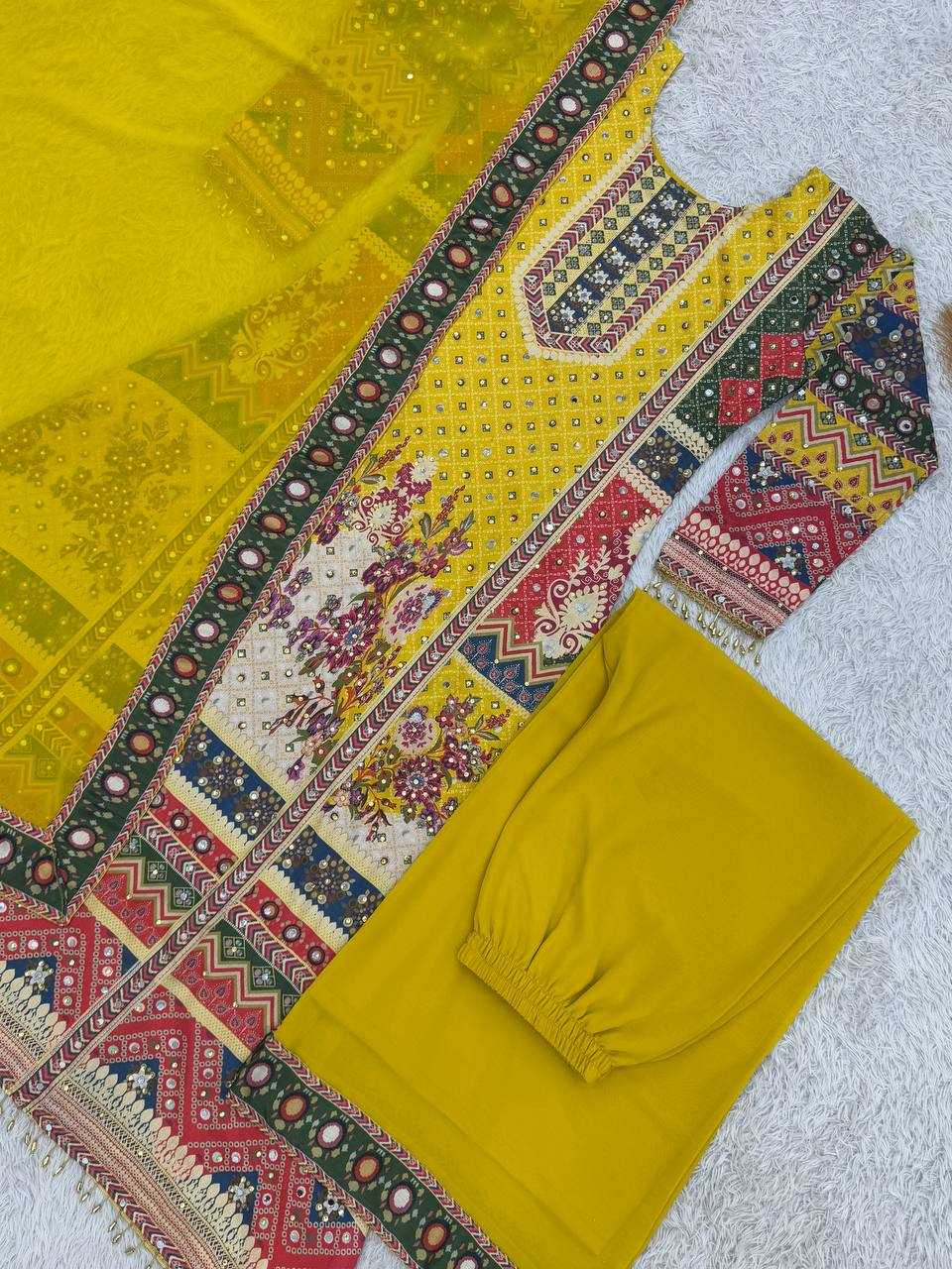 Chinnon Silk Designer Salwar Suit