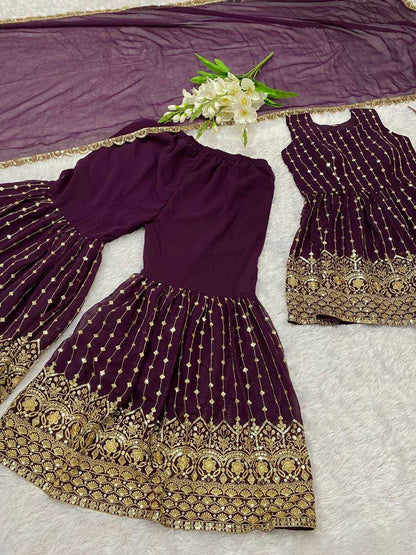 Faux Georgette Designer Suit