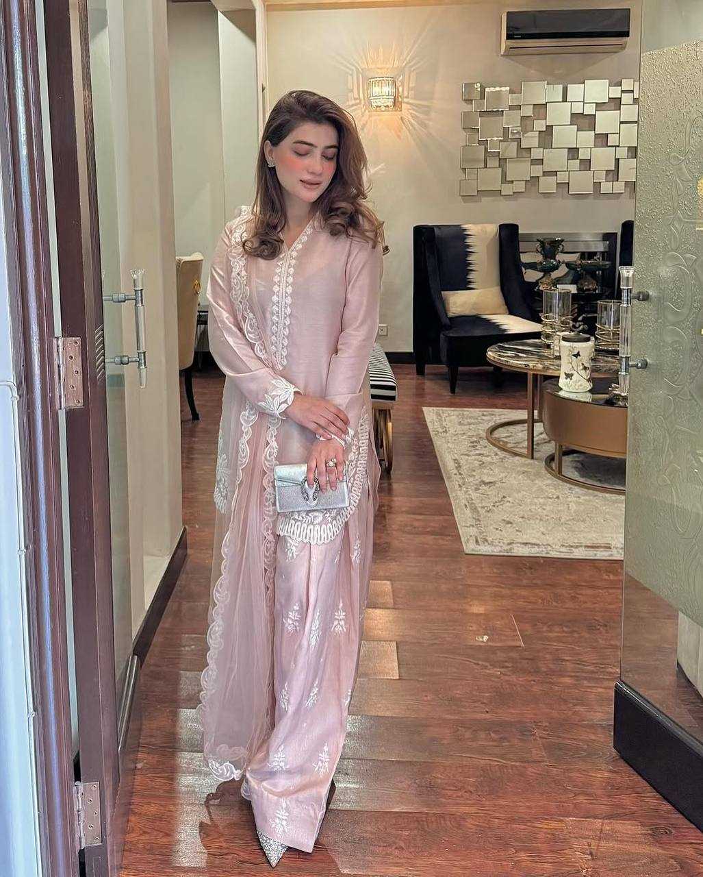 Amazing Designer Roman Silk Suit