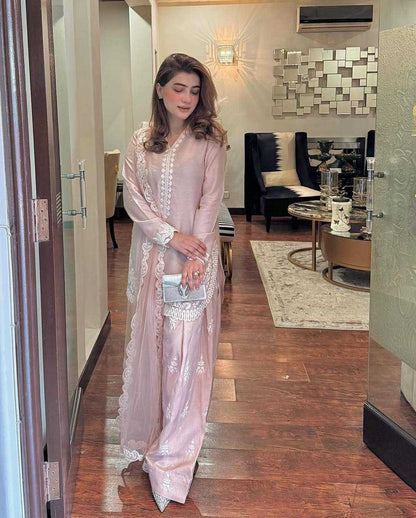 Amazing Designer Roman Silk Suit