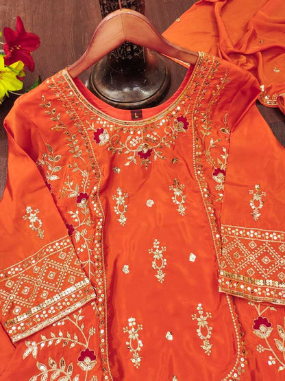 Crepe Palazzo Designer Suit