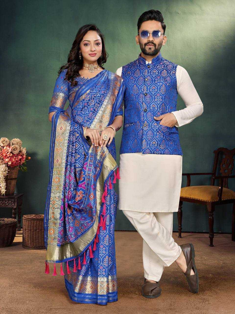 COUPLE Wear Saree Kurta Jacket Collection