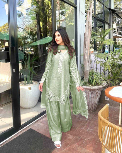 Amazing Designer Roman Silk Suit