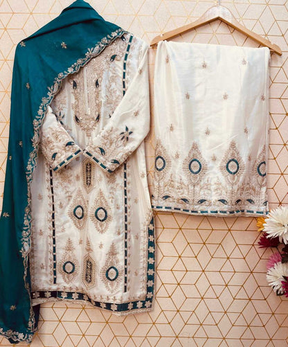 Chinnon Silk Palazzo Suit