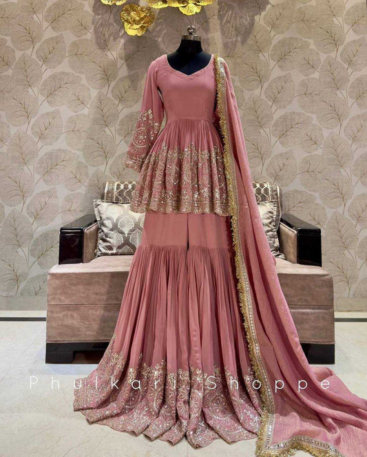 Designer Elegant Sharara Suit