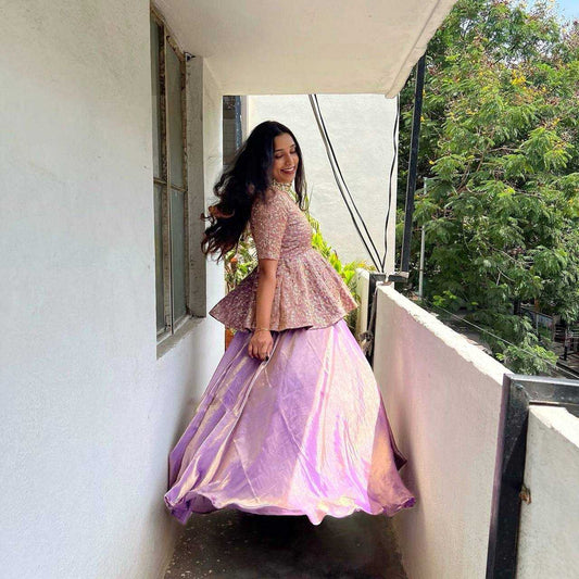 Amazing Designer Indowestern Lehenga Choli